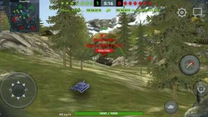 Tanks Blitz типичный бой