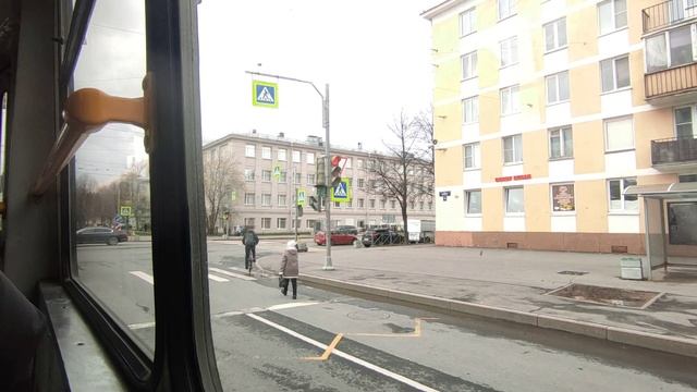 Поездка на ТС-77 №3612 Улица Ленсовета 21- Улица Гастелло.  (маршрут 29) смотреть онлайн