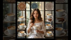Женщина и кофе