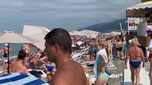 ЛАЗАРЕВСКОЕ! НЕРЕАЛЬНЫЕ ТОЛПЫ НА ПЛЯЖАХ! МЕСТ НЕТ! ТОЛЬКО СТОЯ! ВОТ ВАМ СЕЗОН 2021! 23 июня
