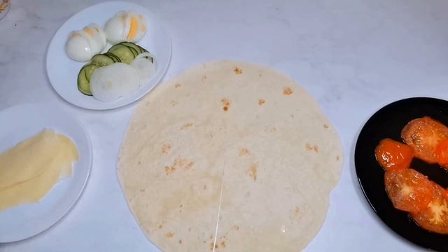 3 Быстрый завтрака  со свежими овощами. 3 Delicious breakfasts