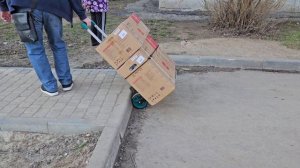 Тележка хозяйственная Kraftool складная до 120 кг ATLANT 38751-120