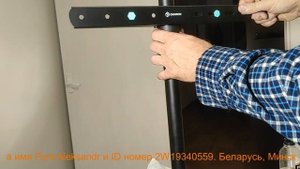 Сборка стойки для телевизора  ONKRON PT3  под телевизор 32"-75