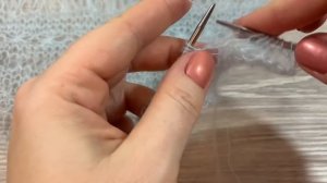 Вяжем шаль / бактус СПИЦАМИ "Droplets"  / Knitting Shawl Pattern