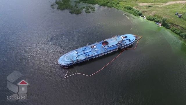 Аэросъемка теплохода "Булгария". Вечная память. смотреть онлайн