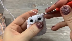 СОВЕНОК КРЮЧКОМ  / CROCHET POLAR OWL / ИГРУШКИ КРЮЧКОМ