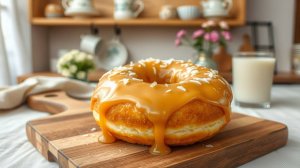 Донат, который лопается соком Карамели — рецепт, от которого слюнки текут мгновенно!