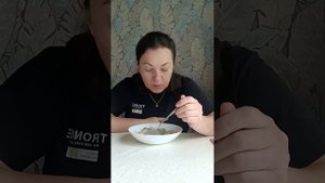 мукбанг💥 ПЕЛЬМЕНИ с бульоном👌