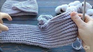 Объёмная резинка крючком