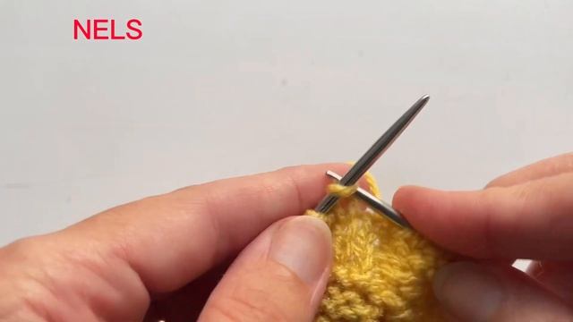 Узор на спицах. Шахматка с дырочками