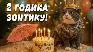 КОШАЧИЙ ПРАЗДНИК: день рождения Зонтика!