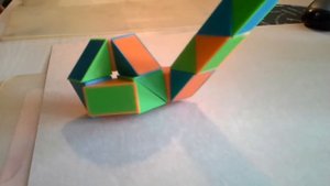 Змейка Рубика. Как сделать пропеллер.