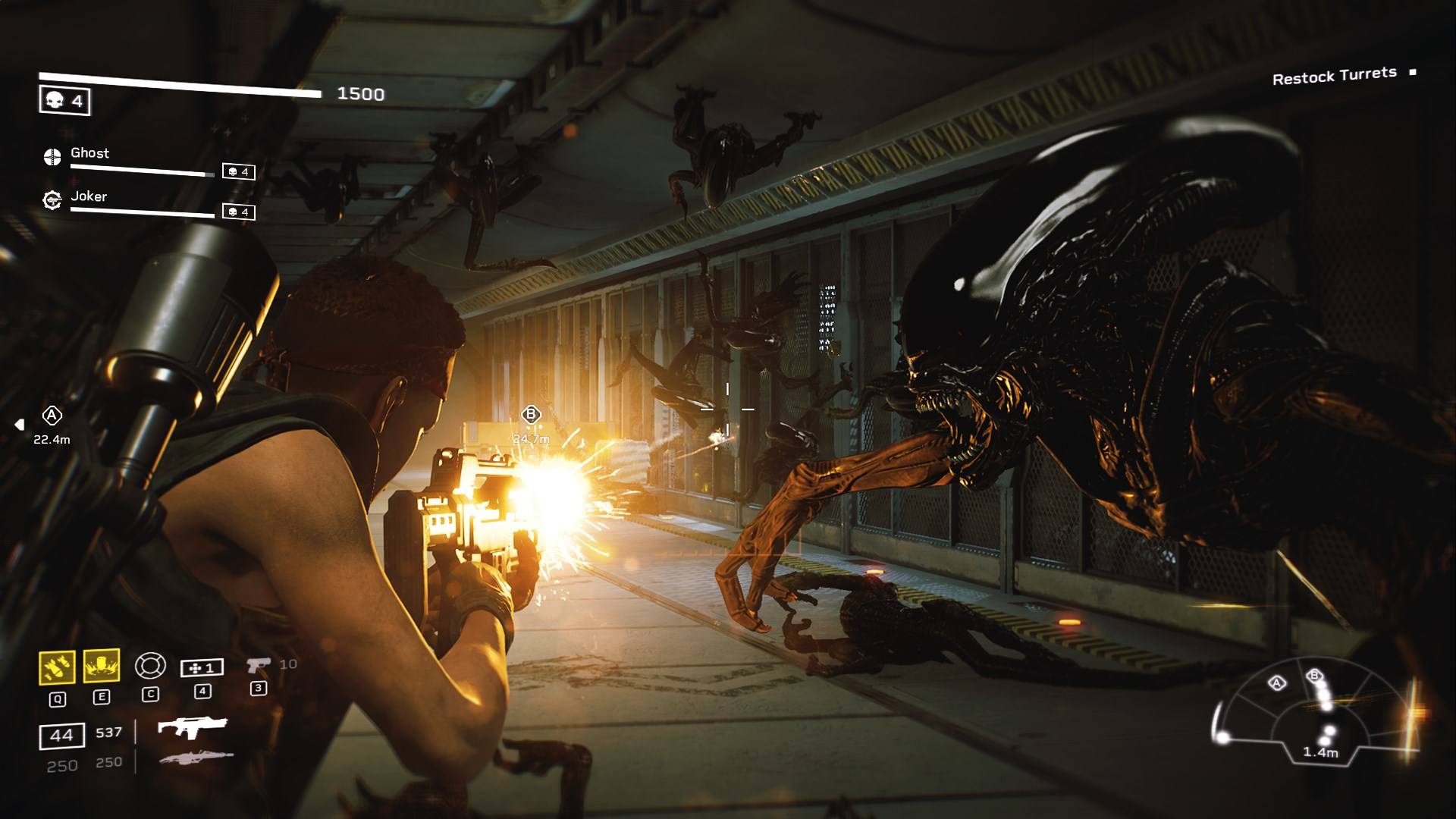Aliens: Fireteam Elite режим полчища в одного