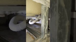 Вскрытие короба в ванной.