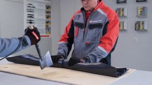 Сварка ПВХ гидрошпонок от ТЕХНОНИКОЛЬ с помощью диско