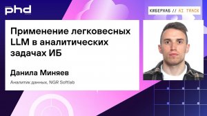 Применение легковесных LLM в аналитических задачах ИБ_RU