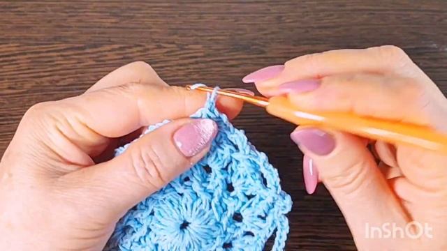 Мини- салфетка "Весна" крючком смотреть онлайн