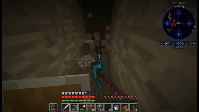 Выживание "Оборотня!" 8-часть "Оборотень в аду, как найти алмазы, бесконечная ферма тростника!"