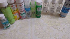 Пустые баночки уходовой косметики . 1 часть