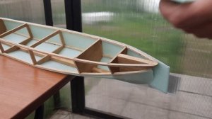 Обшивка корпуса модели корабля