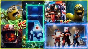 8 Монстров, выполняющих задание - Вращающееся колесо