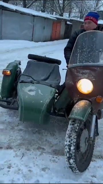 Обкатка нового зверя.Мотоцикл днепр смотреть онлайн