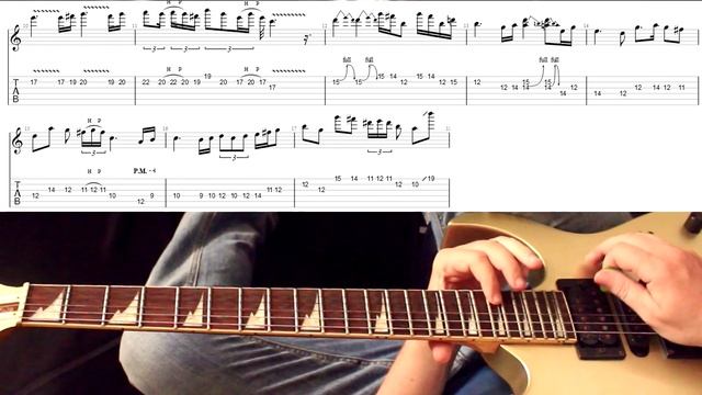 Играем все соло из медленной части Master of Puppets - Metallica. Ра смотреть онлайн