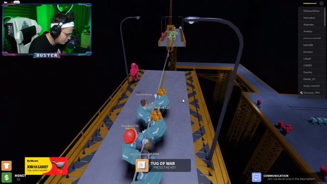 Игра в кальмара с БУСТЕРОМ смотреть онлайн