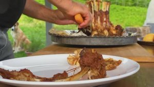 Запеченные ребрышки в духовке Азербайджанская Кухня Деревенская Кухня  Рецепты