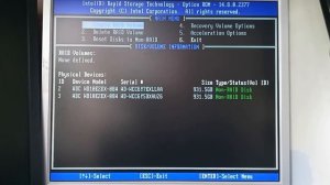 When RAID configuration was built, ensure to set SATA... (длинная версия) Из жиз?