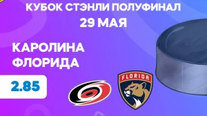 НХЛ. Полуфинал. Каролина - Флорида. Предматчевый обзор и прогноз.