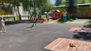 Соревнования по городошному спорту среди воспитанников Школы 1467