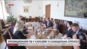 ОПОЗИЦИОНАРИ ЋЕ У САРАЈЕВУ О САНКЦИЈАМА СРПСКОЈ
