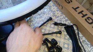 КОЛЬЦЕВАЯ ЛАМПА 45 См RL 18 с Усиленный штативом для бровей , лампа для бровиста 🔥 Видеоотчет ул. С