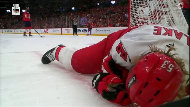 Panthers' Eetu Luostarinen Earns Game Misconduct After Illegal Hit On Jackson Blake