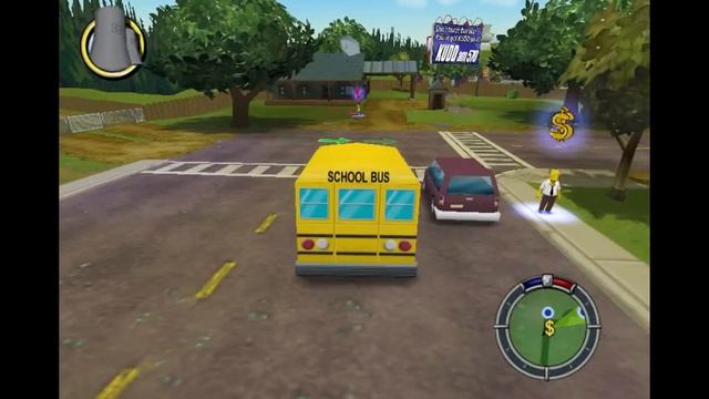 Прохождение The Simpsons   Hit & Run ЧАСТЬ 2 Гомерр ненавидет очкарика смотреть онлайн