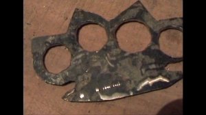 Изготовление кастета.