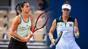 26.05.2025. Каролин Гарсия - Бернарда Пера. WTA Roland Garros. Caroline Garcia - Bernarda Pera