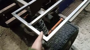 Самодельный квадроцикл. Начал делать крылья.