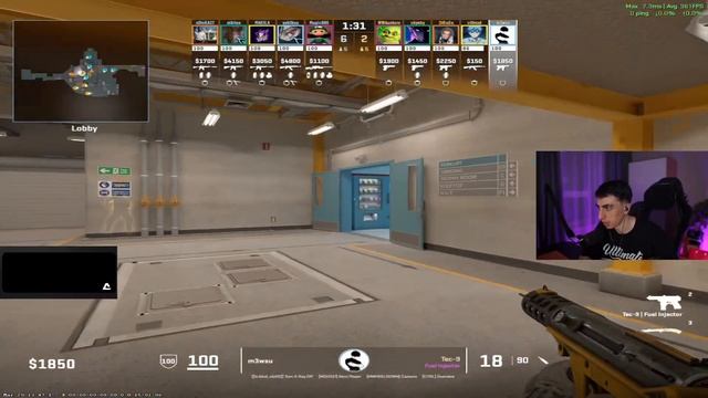 STROGO, AUNKERE, SKYWHYWALKER, CT0M и M3WSU ИГРАЮТ МАТЧ ЗА ВЫХОД НА HLTV!! TEAM