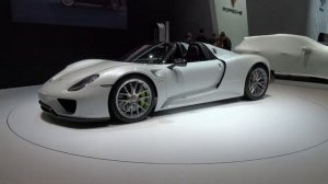 Porsche 918 Spyder на выставке ММАС в Крокус Экспо