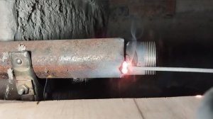 СВАРКА 4Х РЕЗЬБ В ПОДВАЛЕ