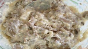 Мешочки мясные с грибами