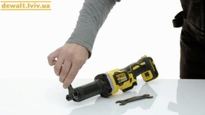 Акумуляторна пряма шліфувальна машина DEWALT DCG426