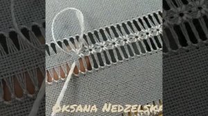 #shorts КРАСИВАЯ Вышивка 🔥  Мережка| Hand embroidery|