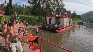 СПЛАВ ПО РЕКЕ МАНА НА ПЛОТАХ