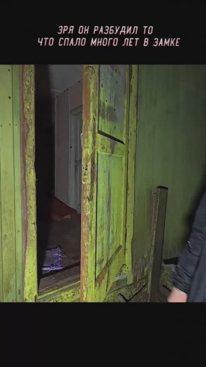 Зря он разбудил то, Что спало Много лет в Заброшенном замке Мага…