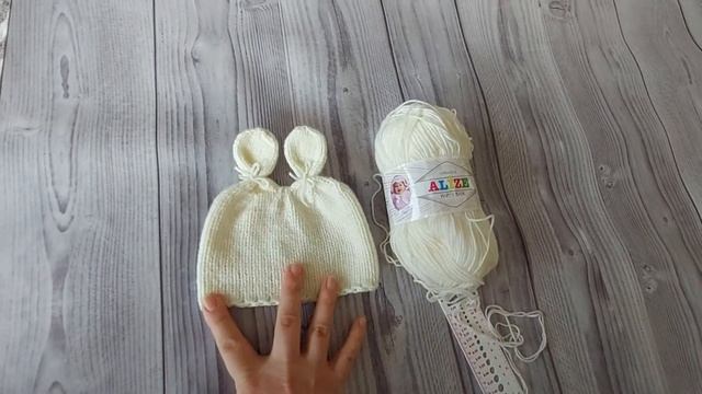 Шапочка Зайка для новорожденных на фотосессию. День 2. #неделя_весеннихстартов смотреть онлайн
