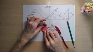 База ДВОЙНОЙ ТРЕУГОЛЬНИК  Бутон тюльпана