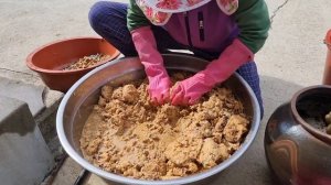 Как готовят соевую пасту и соевый соус в Южной Корее. Ч